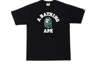 a bathing ape black t - shirt