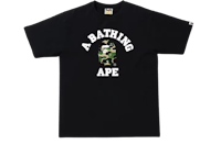 a bathing ape t - shirt in black