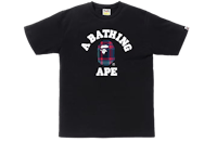 a bathing ape black t - shirt