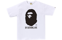 a bathing ape t - shirt in white