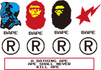 a pixelated image of apes, apes, apes, apes, ape