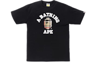 a bathing ape t - shirt in black