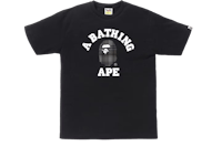 a bathing ape t - shirt in black