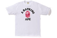 a bathing ape white t - shirt