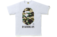 a bathing ape camo t - shirt