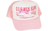 silk web bank trucker hat