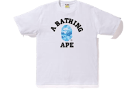 a bathing ape white t - shirt